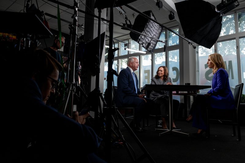 3 takeaways from Kamala Harris and Tim Walz’s first major interview