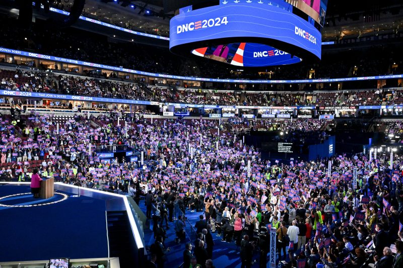 Biden passes the torch to Harris on first night of DNC