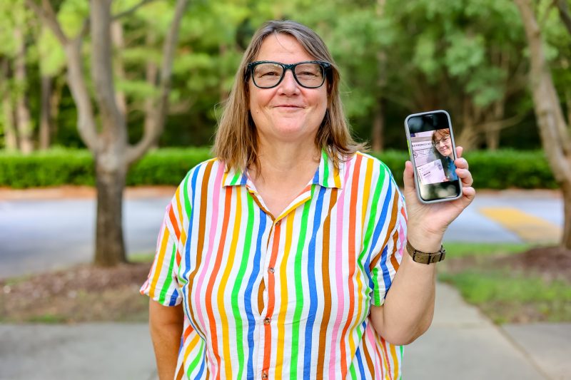 She was accused of a crime for taking a ballot selfie. Now she’s suing.