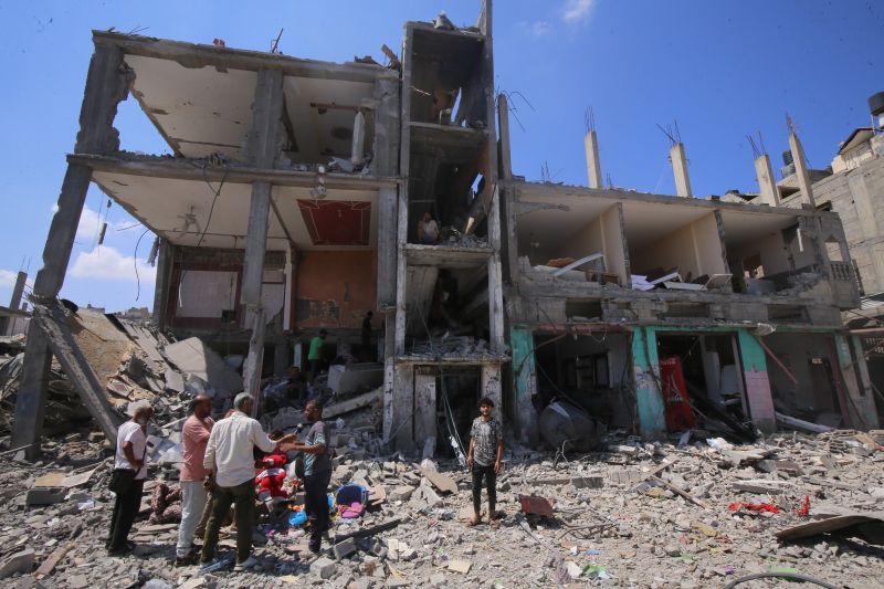 ‘Nothing is left’: Israel’s military tells Gaza residents to go home but they find only rubble