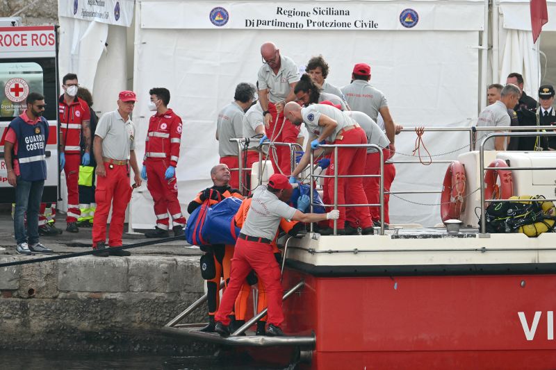 Body believed to be that of tech mogul Mike Lynch’s daughter found by divers searching sunken Sicily yacht