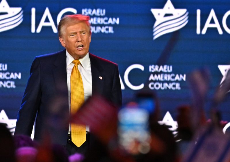 Trump says if he loses election, Jewish voters would have ‘a lot’ to do with it