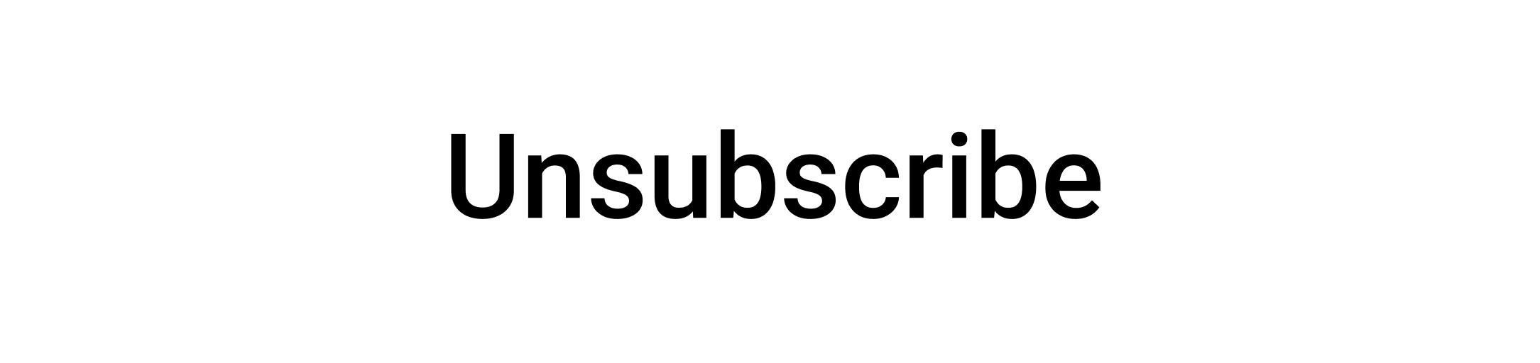 Unsubscribe