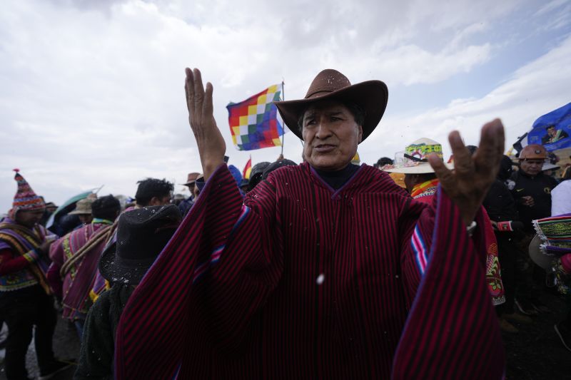 Former Bolivian president claims his car was hit by gunfire in attempted assassination