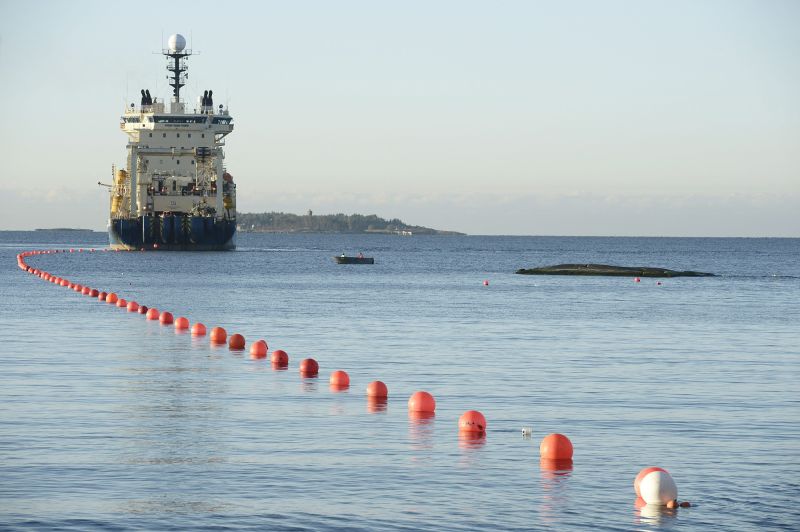 European officials cry sabotage after two internet cables are cut in the Baltic Sea