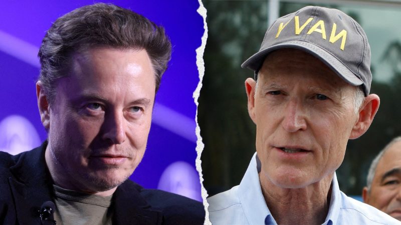 Elon Musk endorses Rick Scott for Senate majority leader