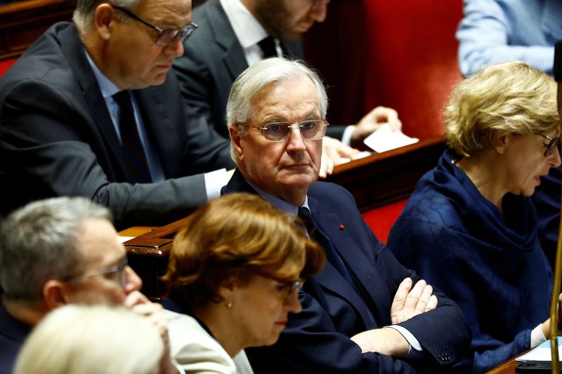 France’s prime minister likely to be ousted in no-confidence vote, deepening country’s crisis