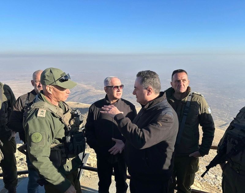 Netanyahu tells Israeli troops to stay in area of Syria’s Mount Hermon until end of 2025, source says