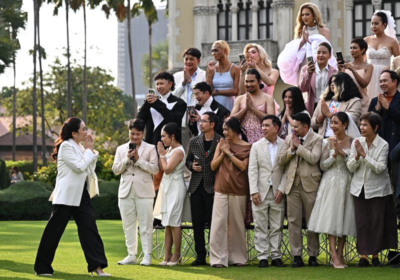 Hundreds of same-sex couples to marry as Thailand’s landmark marriage bill takes effect