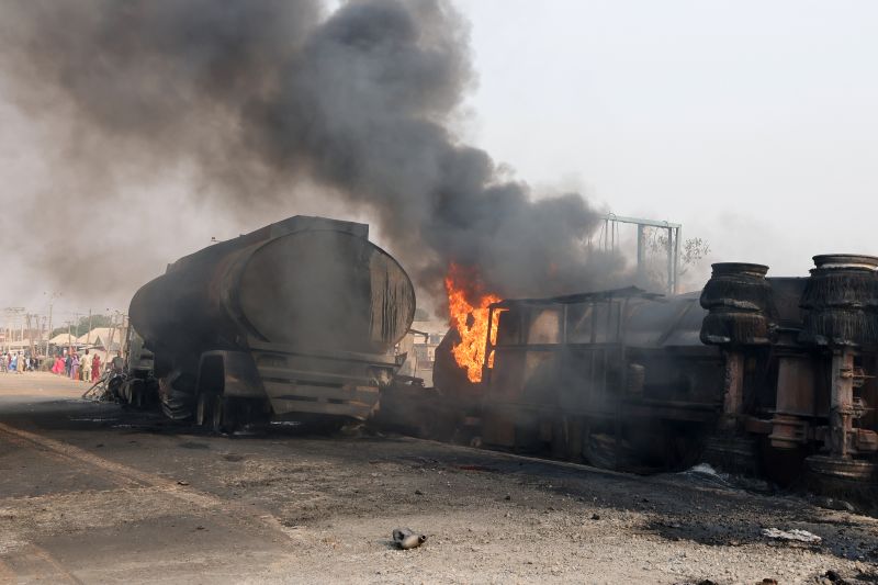 Fuel tanker truck blast kills at least 85 in Nigeria