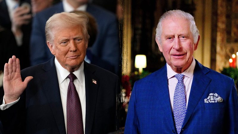 King Charles sends personal message of congratulations to Trump on swearing-in